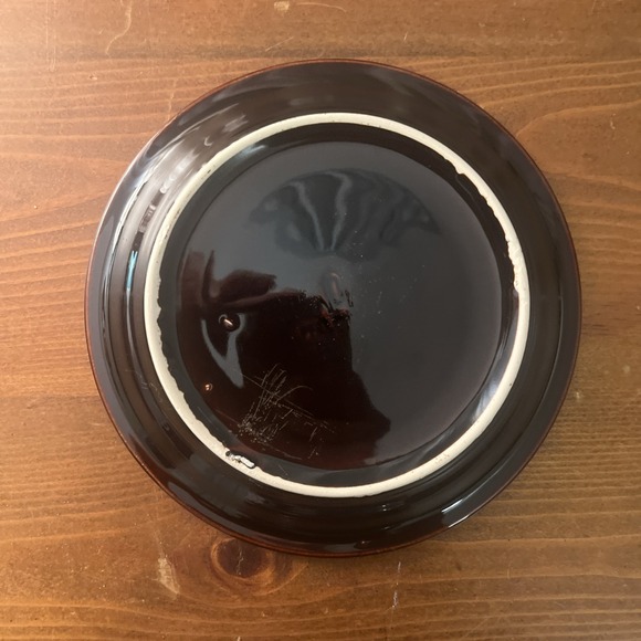 3 Pfaltzgraff Gourmet Brown Drip Glaze Stoneware Saucer Plates 6‎ Inches - Picture 7 of 7